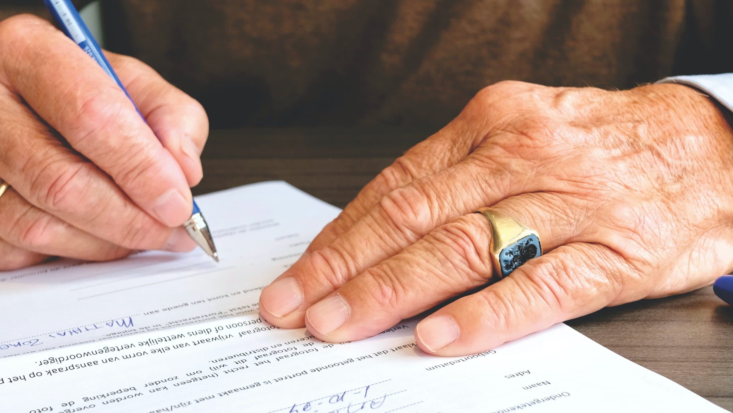 FSAVC pension paperwork on a desk